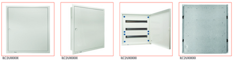Installation housing flush-mounted