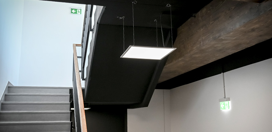 Schrack Technik products for lighting corridors & connecting routes